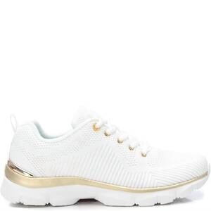 NEW XTI women's lace-up sneakers in white